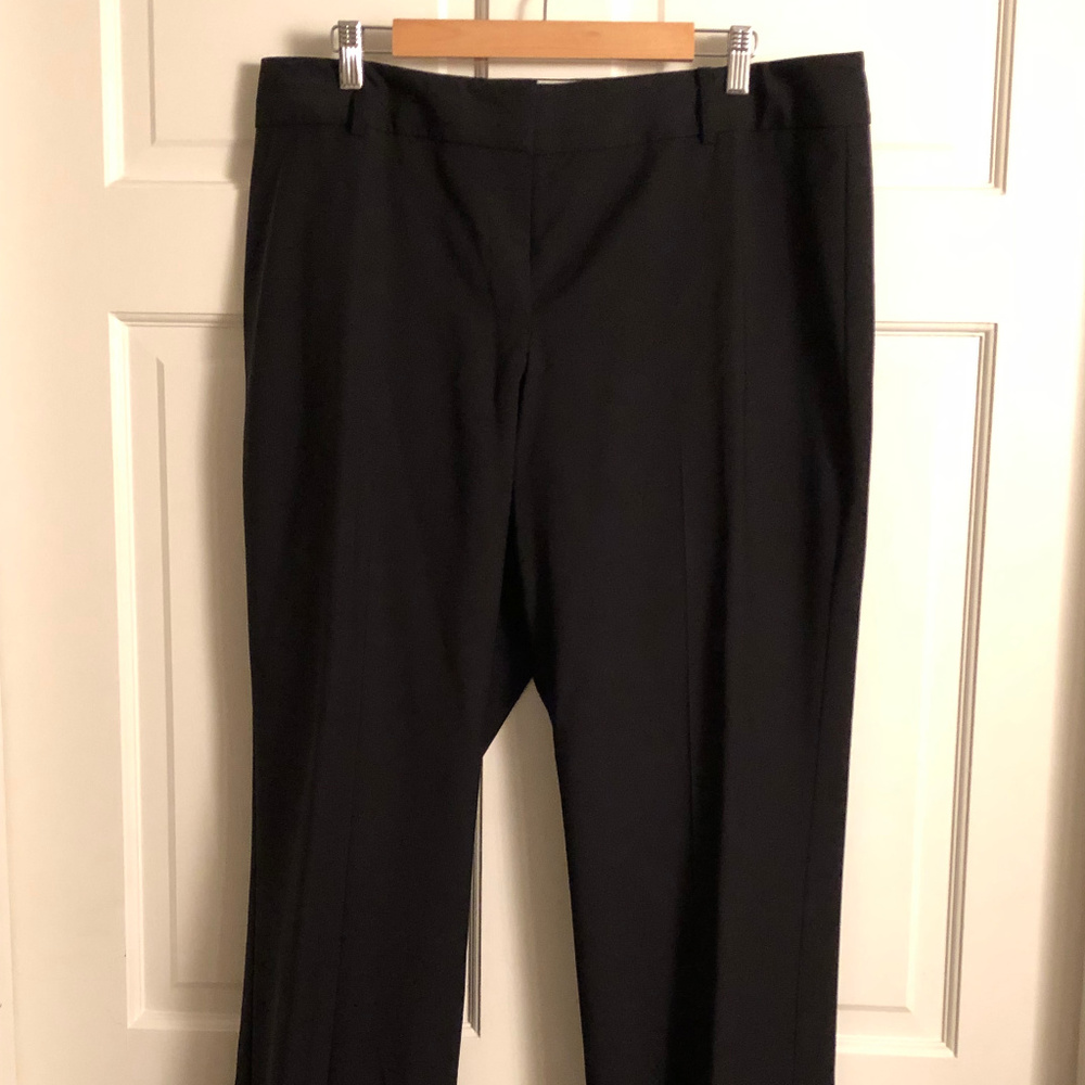 Talbots black dress trousers EUC